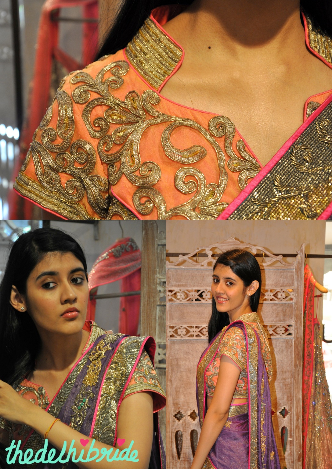 Details of the lehenga. Absolutely love the blouse.