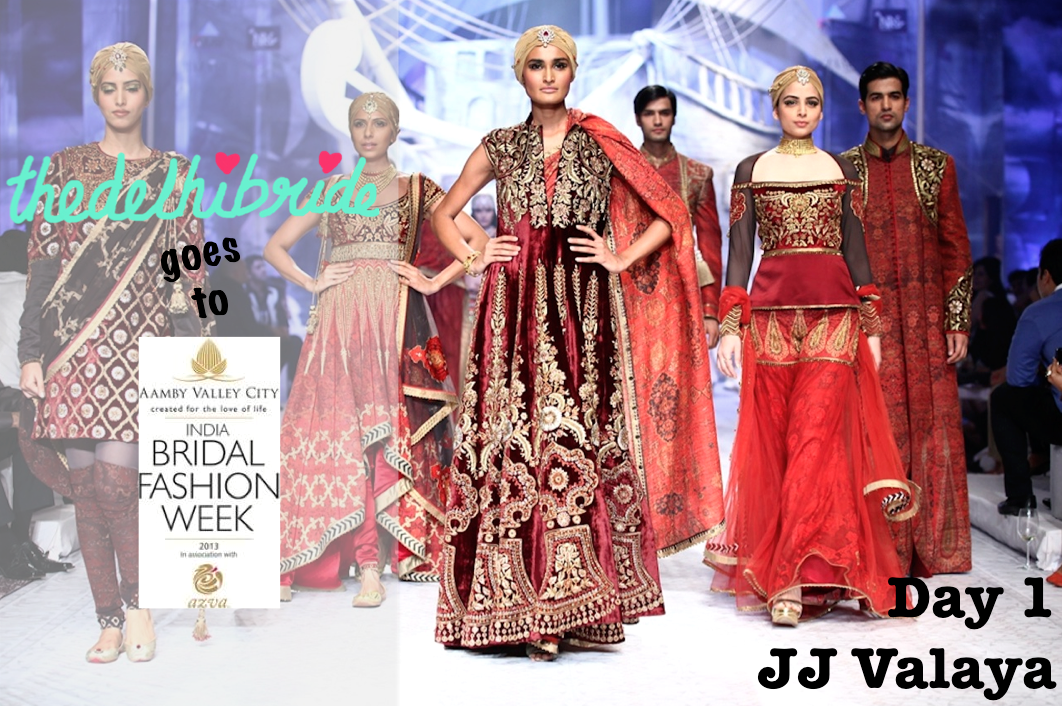 thedelhibride at India Bridal Fashion Week 2013 JJ Valaya show