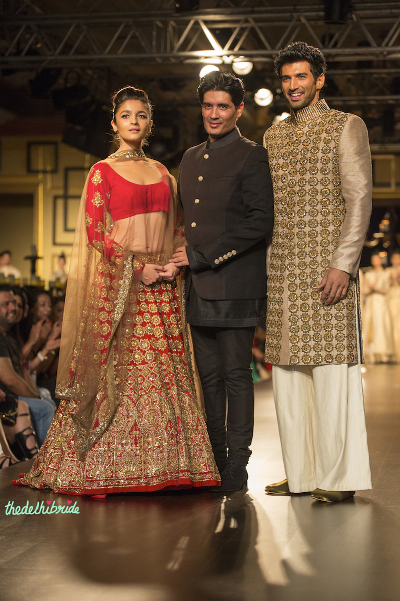 Alia Bhatt Aditya Roy Kapoor 1 Manish Malhotra India Couture Week 2014