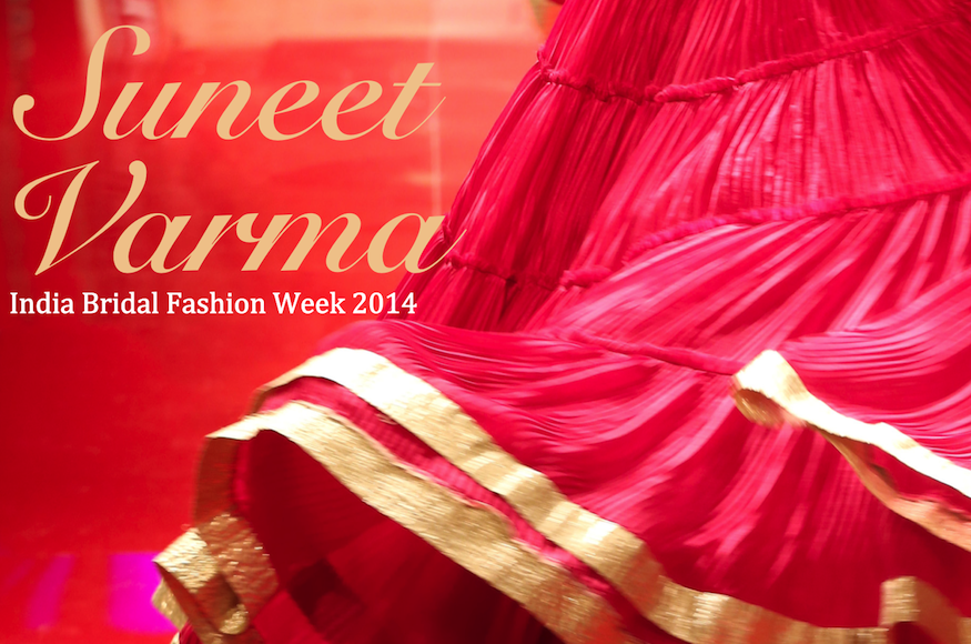 Suneet Varma India Bridal Fashion Week 2014 cover photo