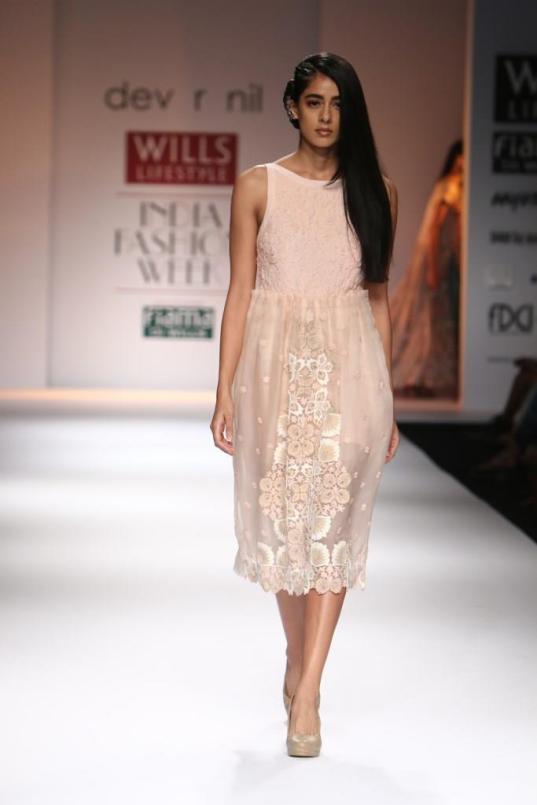 Lace dress by Dev R Nil