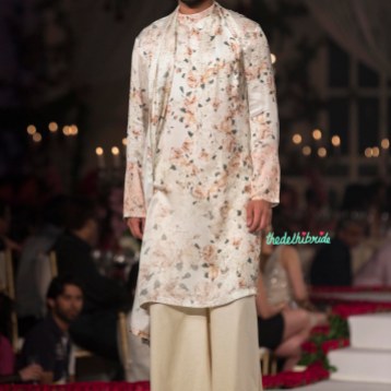 Floral Kurta for Men with wide legged bottoms - Varun Bahl - Amazon India Couture Week 2015