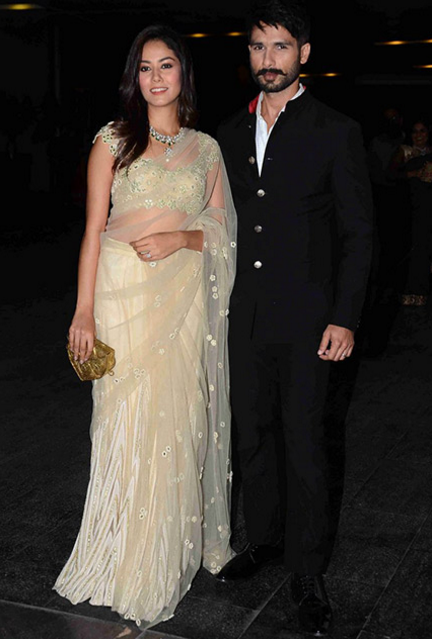 Wedding guest style - Reception - Mira Kapoor and Shahid Kapoor - Masaba Gupta and Madhu Mantena Wedding 2015
